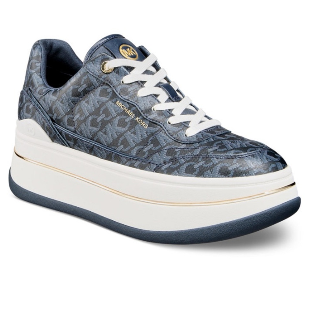 Michael Kors Hayes Platform Sneakers Size 8.5